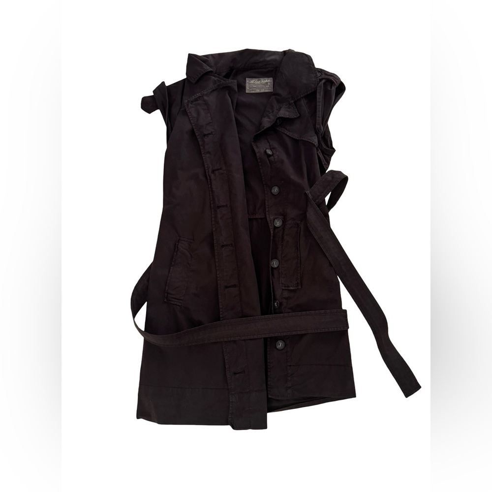 All Saints Black Sleeveless Vest - Picture 3 of 5